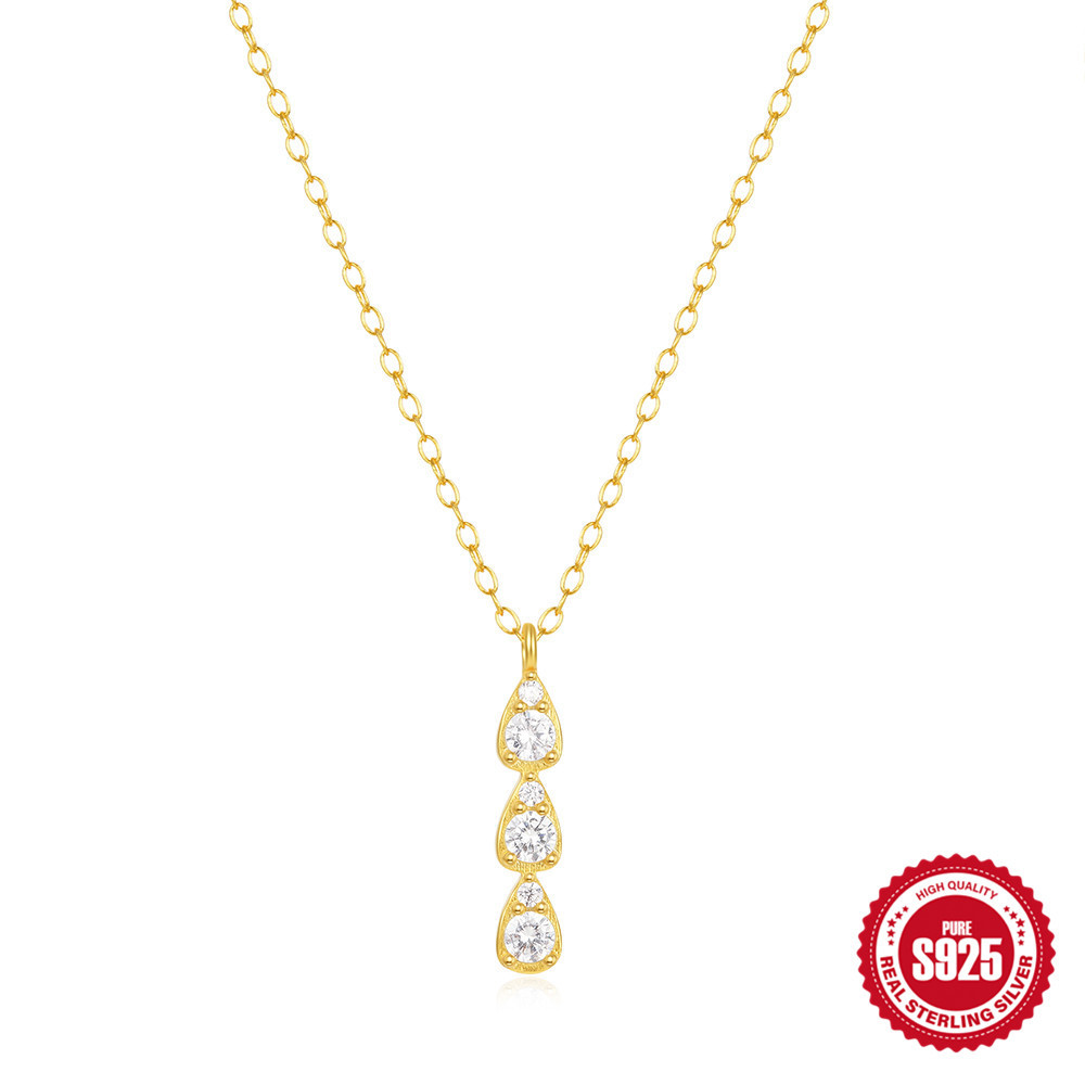 All Seasons Season 925 Sterling Silver Geometric Letter Pendant Necklace