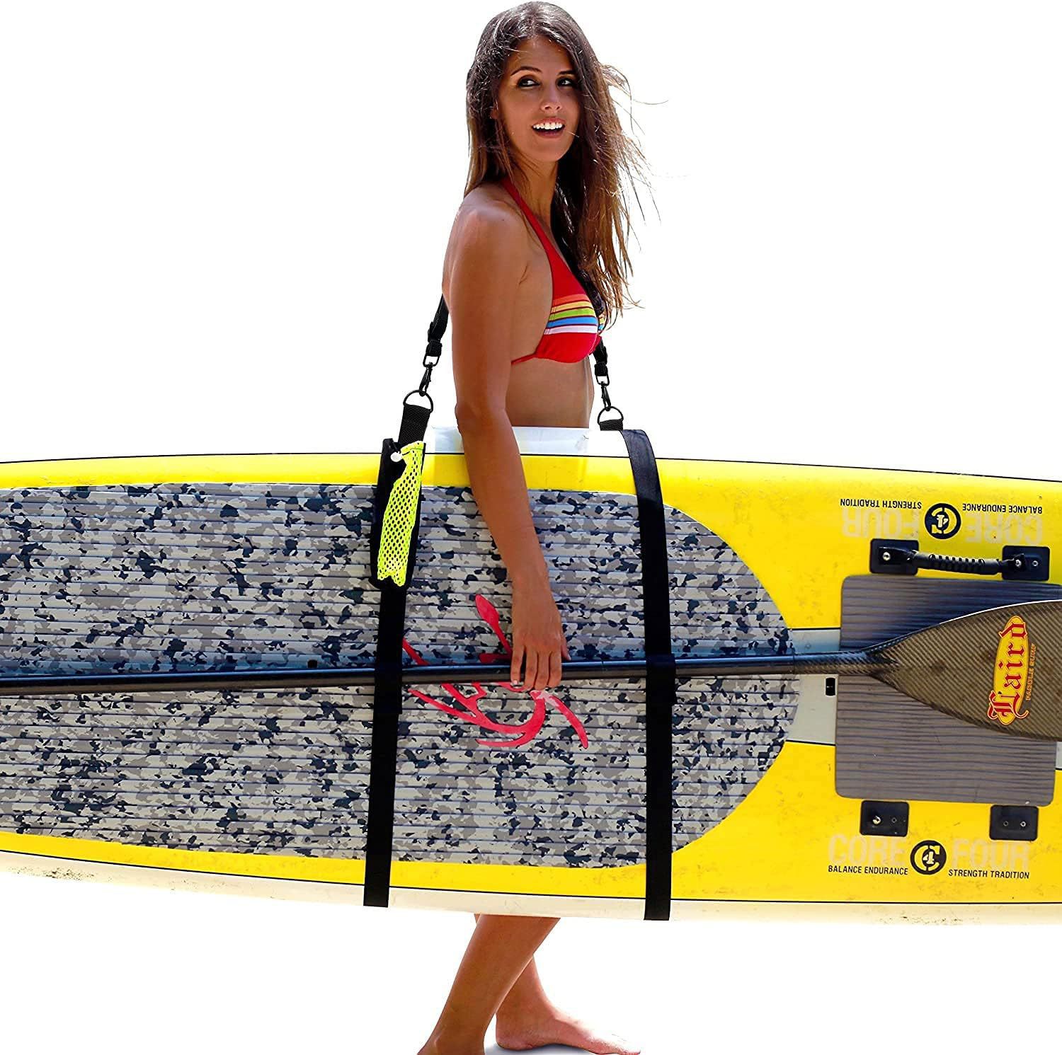 Adjustable Surfboard Shoulder Straps, Paddle Board Fixed Straps, Outdoor Rowing Multi-Function Straps, Cross-Border Factory Wholesale