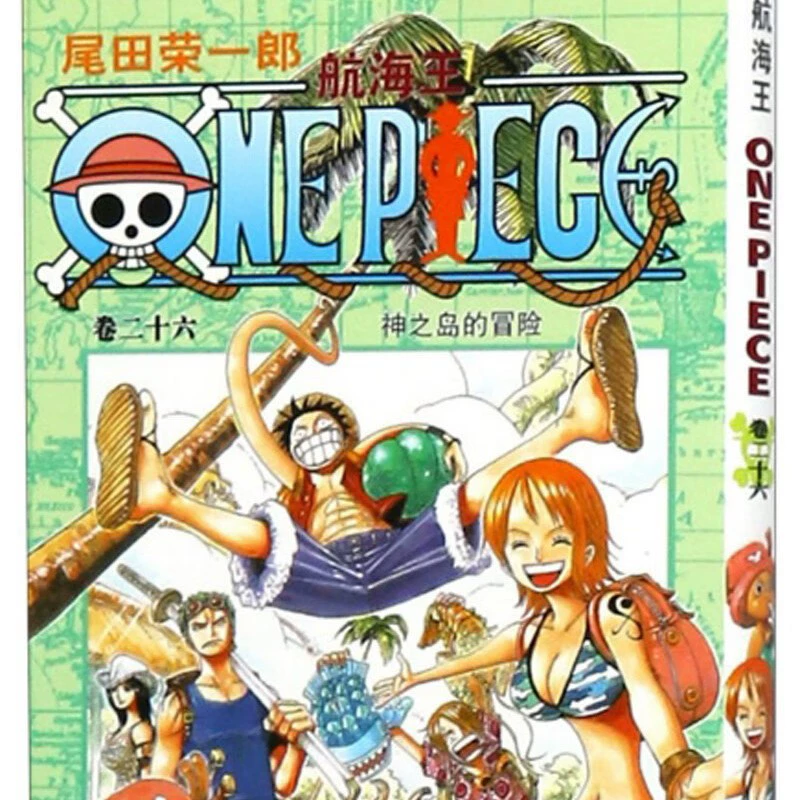 Подлинная манга-серия One Piece 1-108, аниме с горячей кровью, японский комикс, двумерная японская анимация
