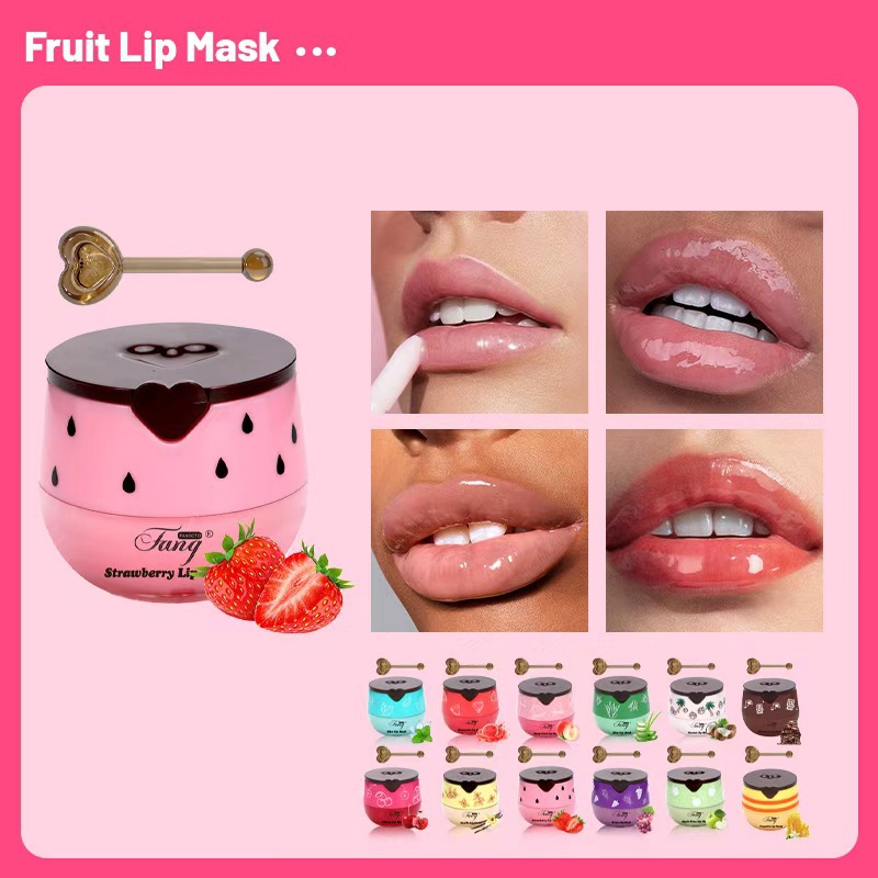 Cross-border bestseller heart-shaped lip mask, heart-shaped stick, moisturizing and hydrating lip care lip balm