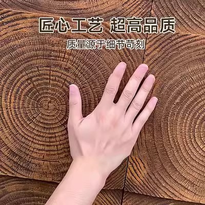 PU ligero anillo anual de madera componente de cemento ladrillo simulación grano de madera redondo decoración retro pared de fondo de pared piedra cultural ladrillo de pared exterior