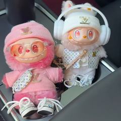 服のみ ピンク L プリンセス 17cm ベビー服 ラブブ マカロン シットオン交換用人形に適合
