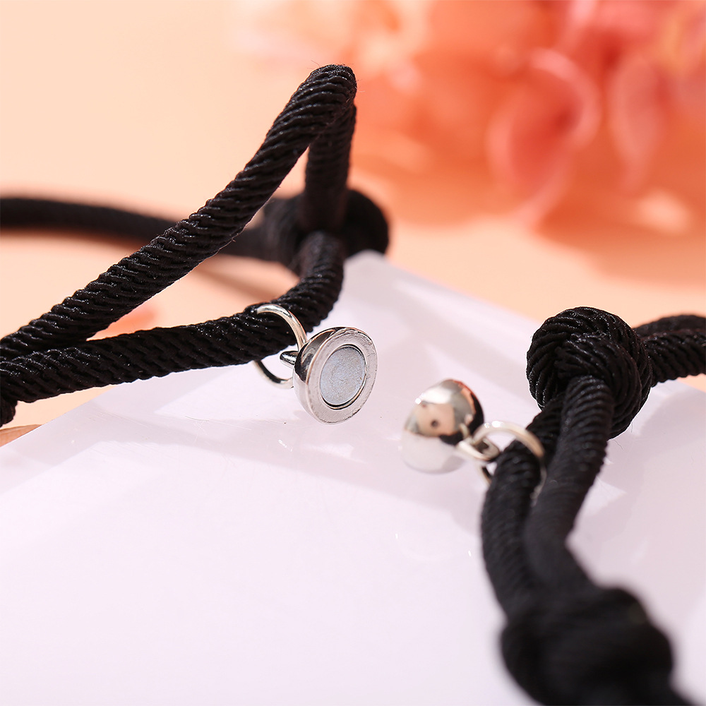 Wholesale Fashion Solid Color Magnetic Couple Bracelet display picture 15
