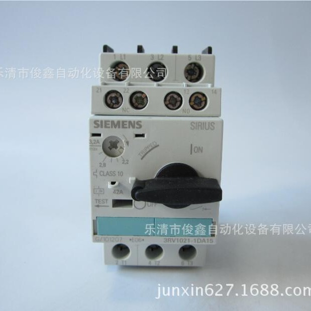 德国原装西门子电机断路器3RV1021-1DA15  2.2~3.2A