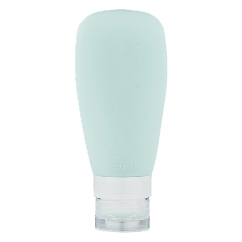Traje de sub-botella de viaje botella de silicona cosmético a prueba de fugas champú portátil Gel de ducha almacenamiento vacío apretón