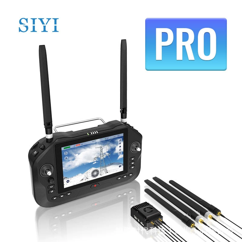 Пульт дистанционного управления SIYI UniRC7pro — высокопроизводительная портативная наземная станция, визуализация 40 км, 7-дюймовый полноцветный большой экран