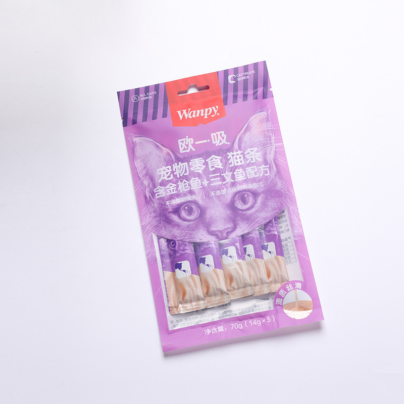 Oyi succión de barras de gato - atún + salmón 14g * 5