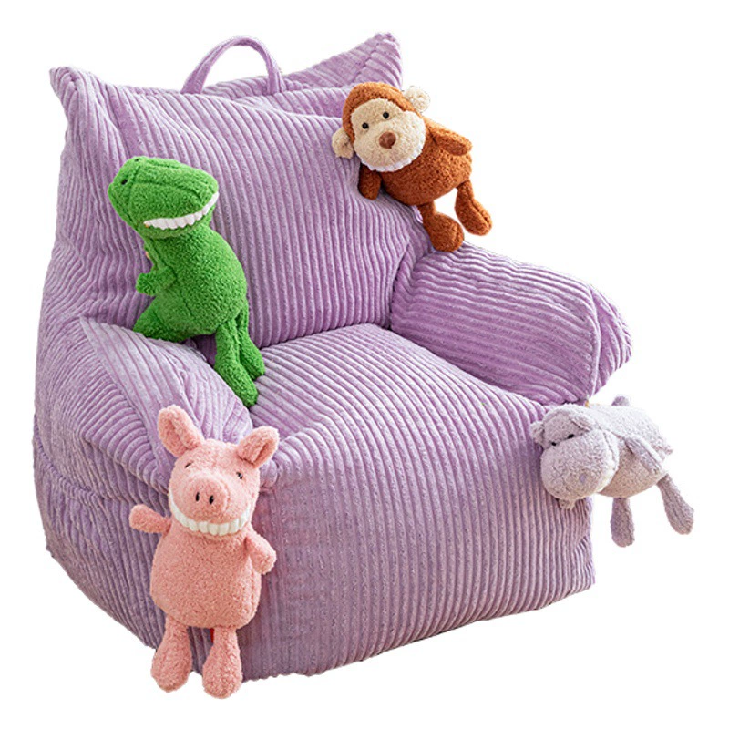 Простой диван-мешок из вельвета, большой детский диван из вельветовой ткани, татами-диван для балкона
