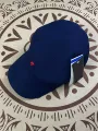 Navy Blue - Red Embroidery
