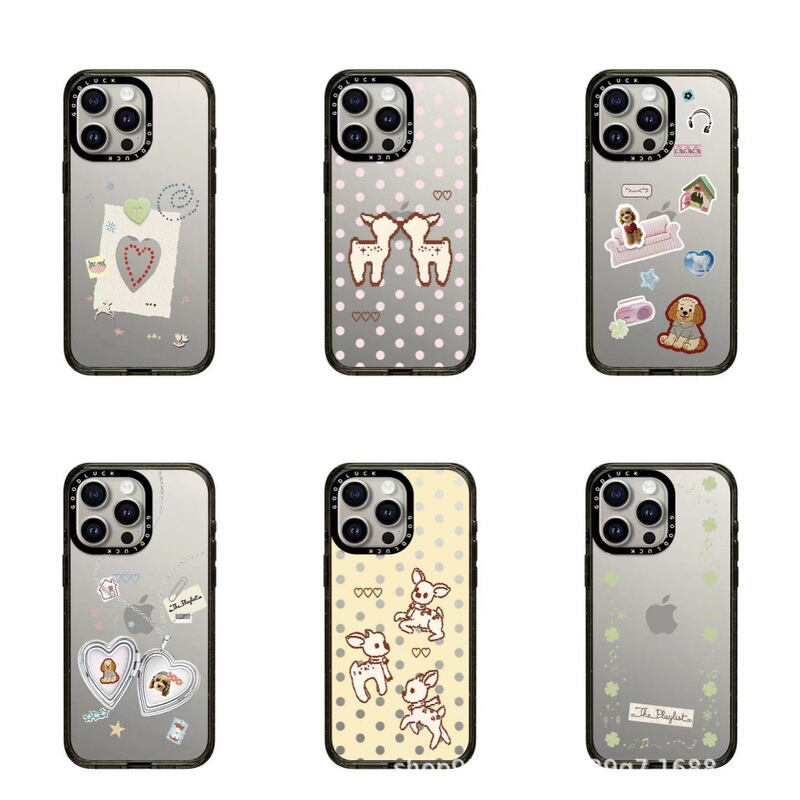 C's Nana's Memory Deer World Transparent Phone Case for iPhone Apple 17 Pro Max 16/15 Trendy
