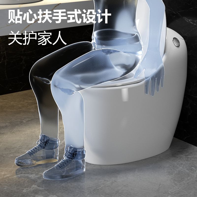 asiento de inodoro tipo huevo tipo sifón doméstico bombeo de gran impulso tipo hogar pequeño ahorro de agua anti-splash inodoro asiento