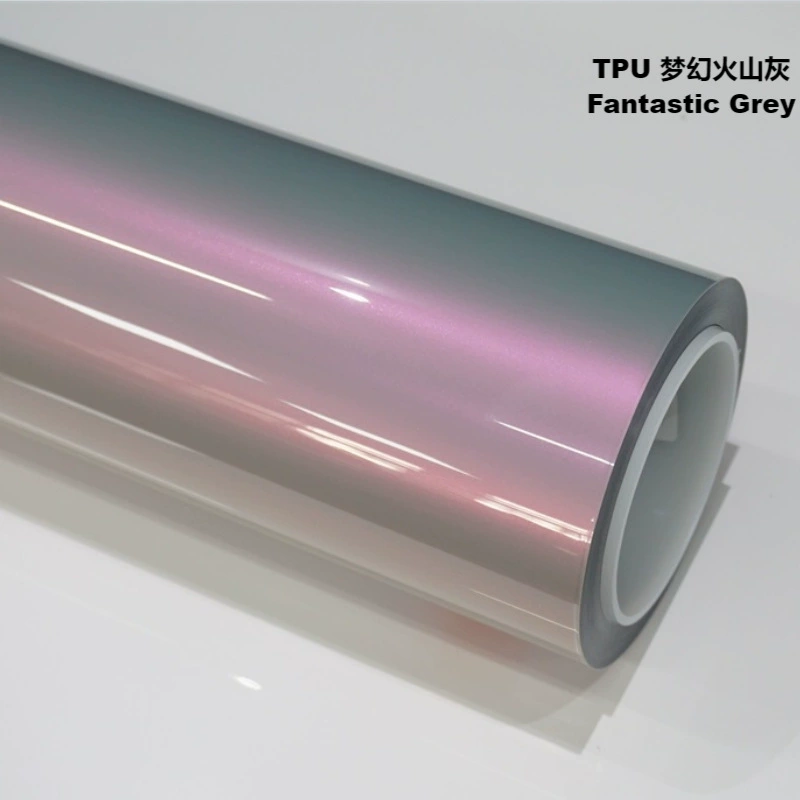 Прямые продажи с фабрики, супер яркая металлическая пленка для автомобиля, меняющая цвет, защитная пленка для тела, TPU, полная краска для автомобиля, меняющая цвет, автомобильная одежда, автомобильные наклейки