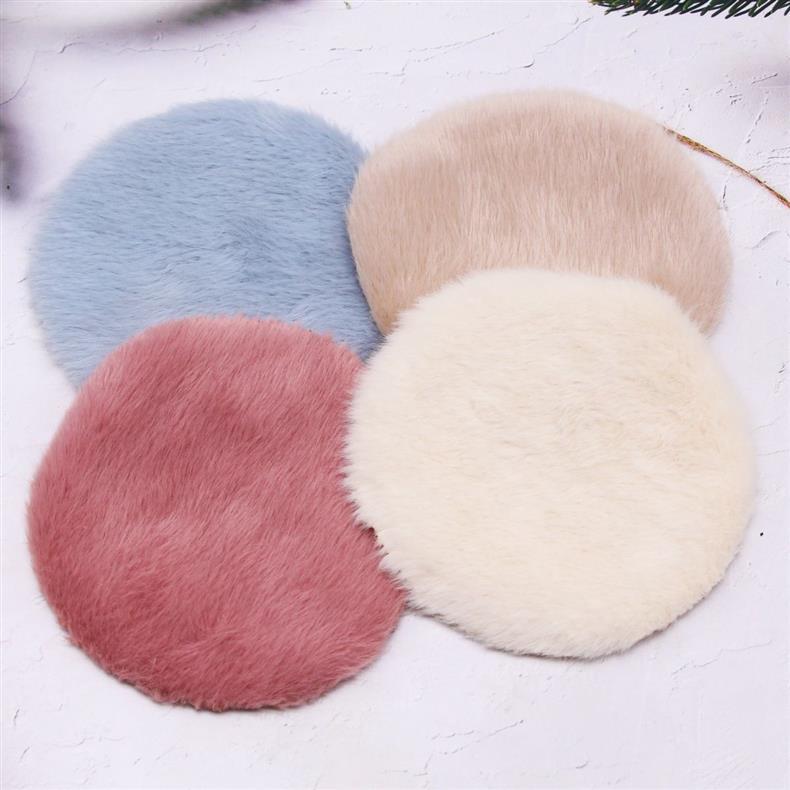 Short Plush Window Mat, Balcony Mat, Faux Wool, Non-Slip Particle Bottom, Washable, Dressing Room Mat, Window Mat, Floor Mat for Winter