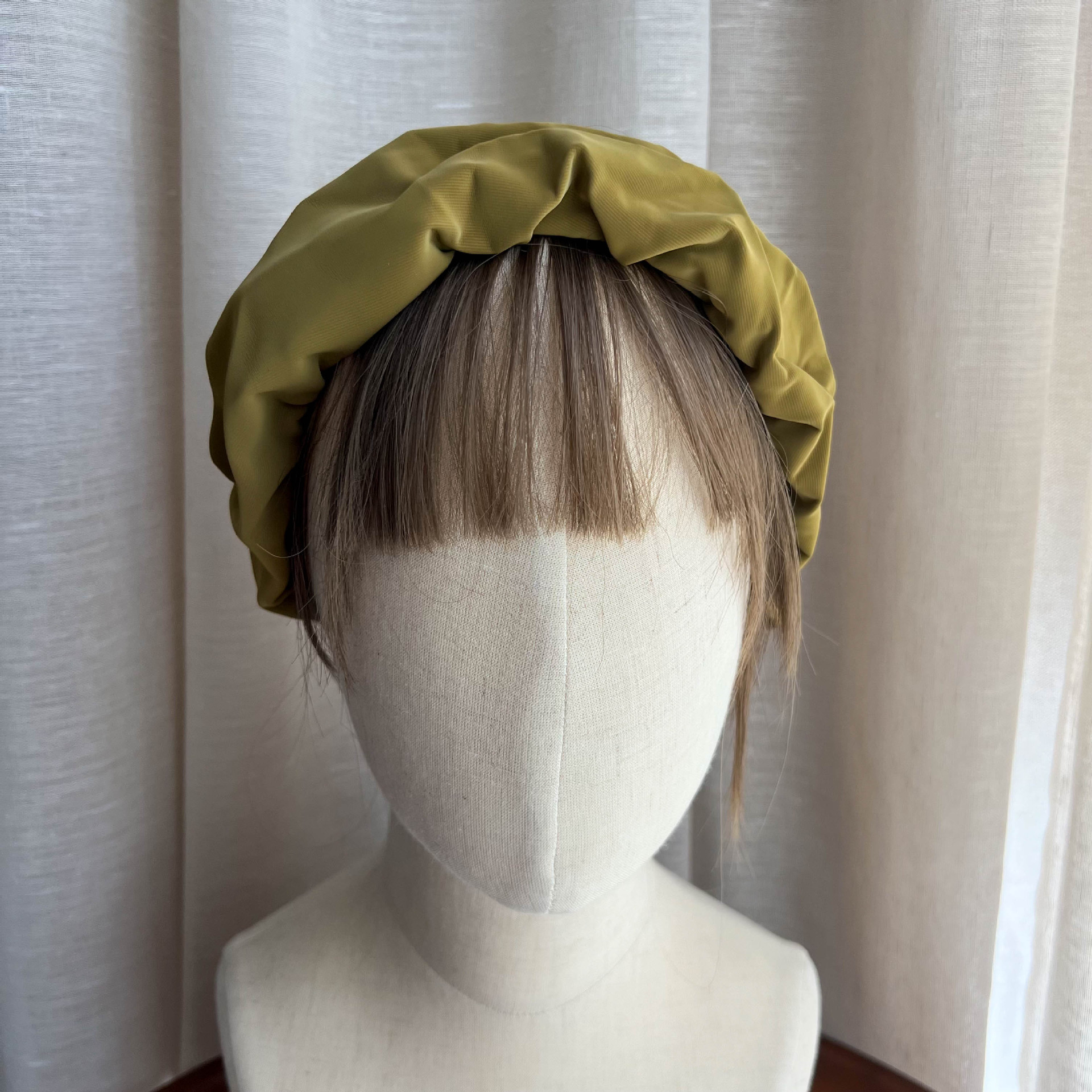 Women's Vintage Style Solid Color Cloth Pleated Hair Band display picture 4