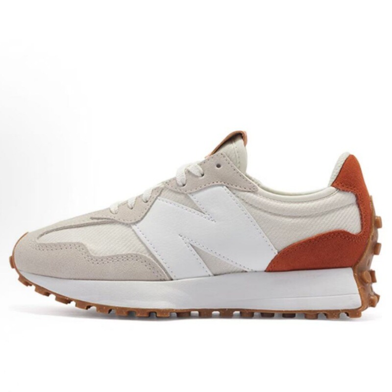 莆田 NB327 スポーツシューズ生地スエードスプライシングアッパーカップルお父さん靴軽量クッション性レトロランニングシューズ|undefined