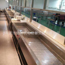 学校食堂厨具炒炉 汤炉 炸炉 不锈钢工作台面恒辉厨具