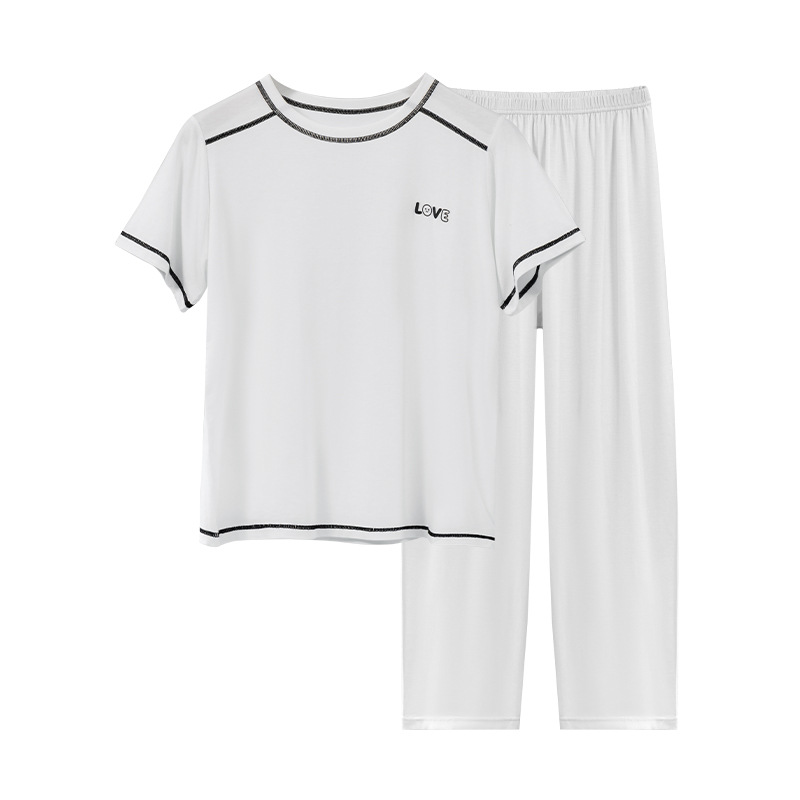 Top + pants (white)