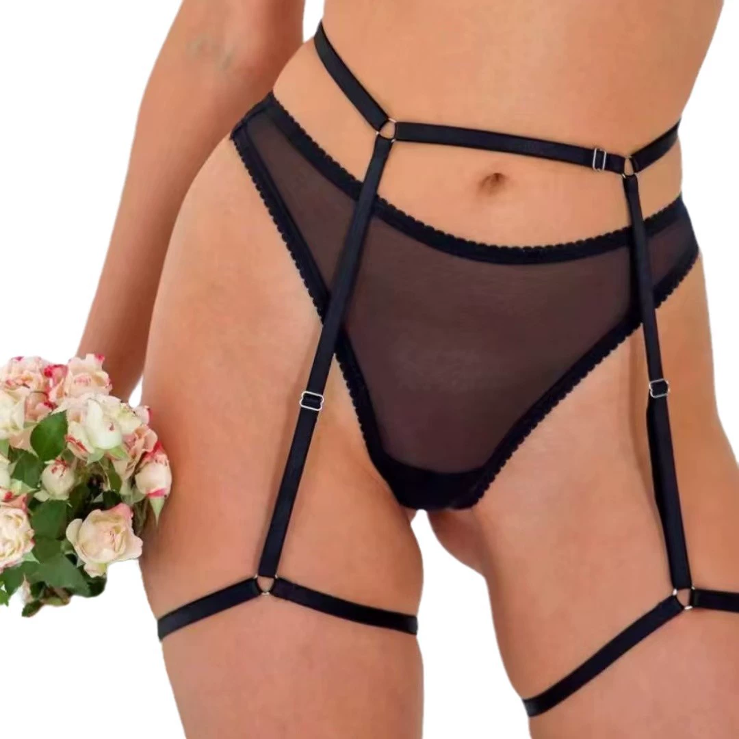 Fashionable black belt, bra, accessory, sexy underwear, city style, Aliexpress, European style