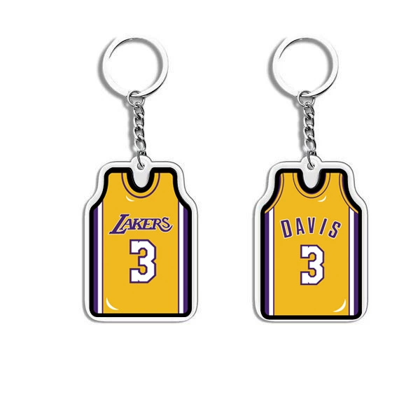 П pendant из акрилового джерси, мини униформа подвеска, 4.6×3.2 см, акрил + металл