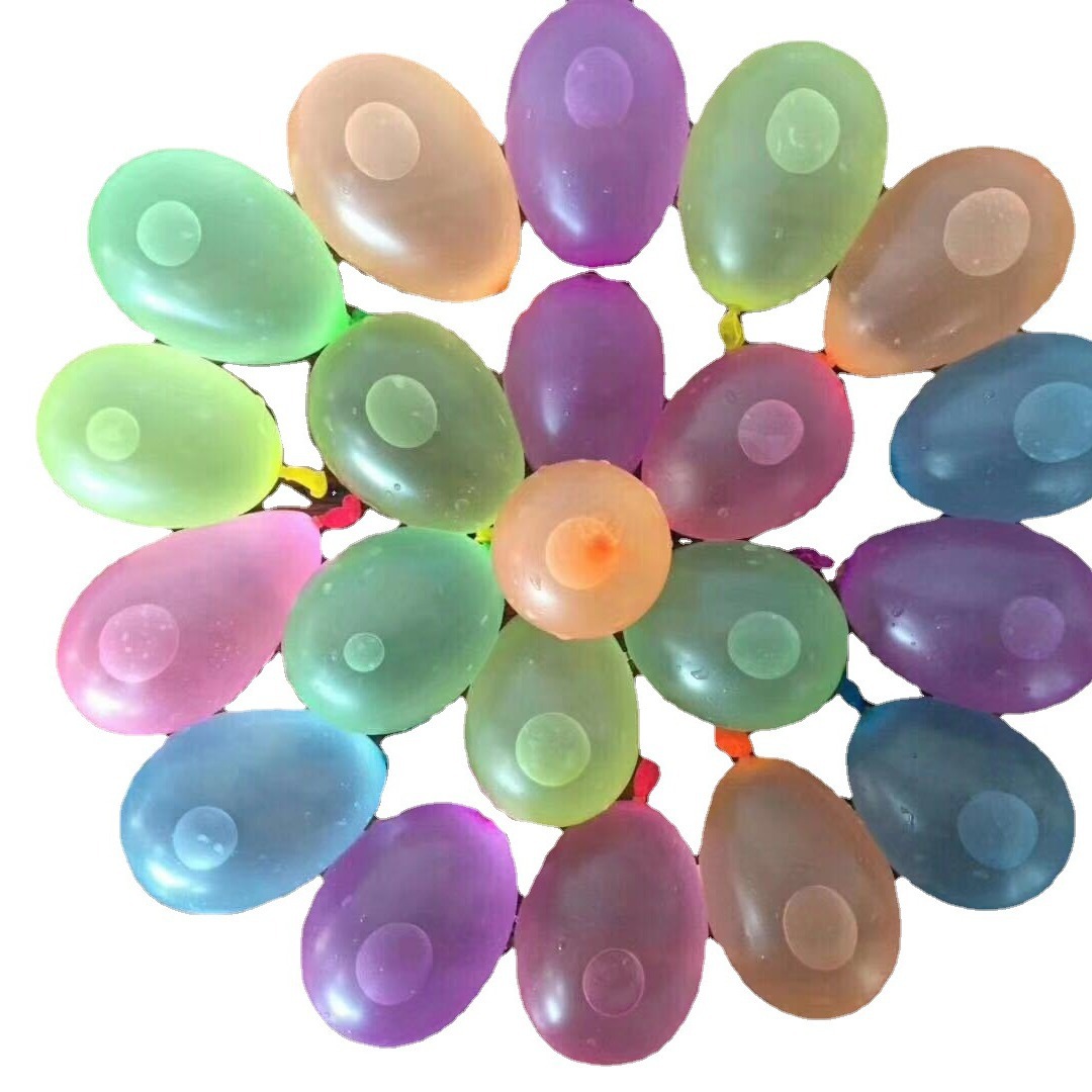 Balón de agua personalizado para niños juguetes de verano al por mayor agua inyección automática nudo sellado globo al aire libre