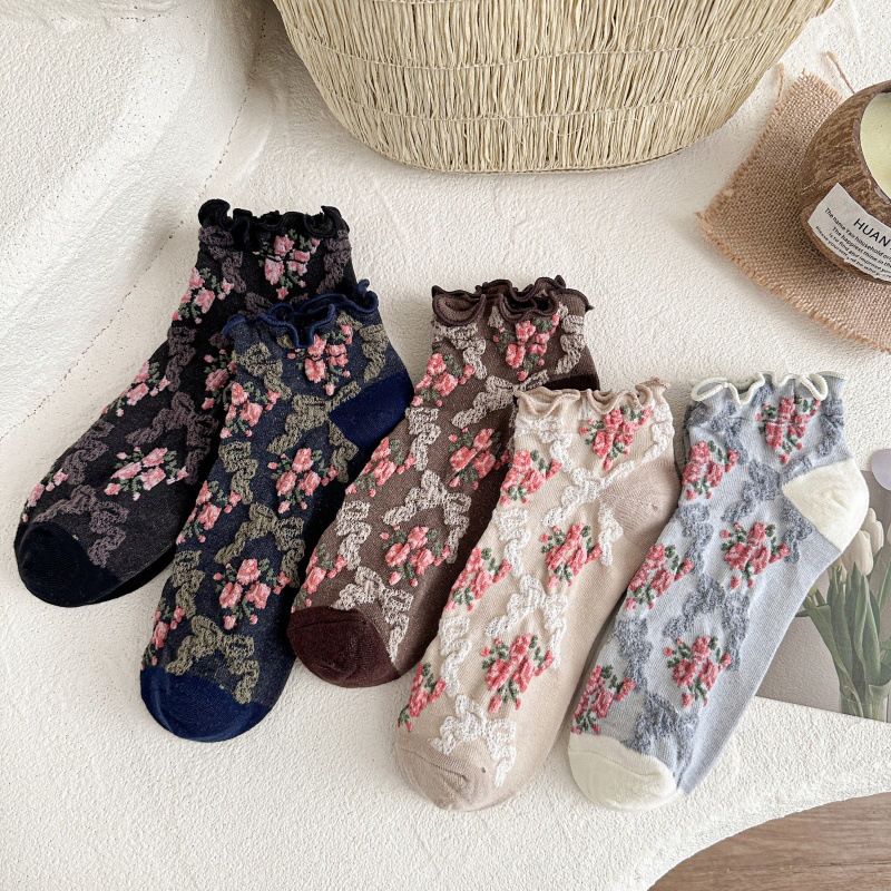 Summer retro ethnic Japanese socks