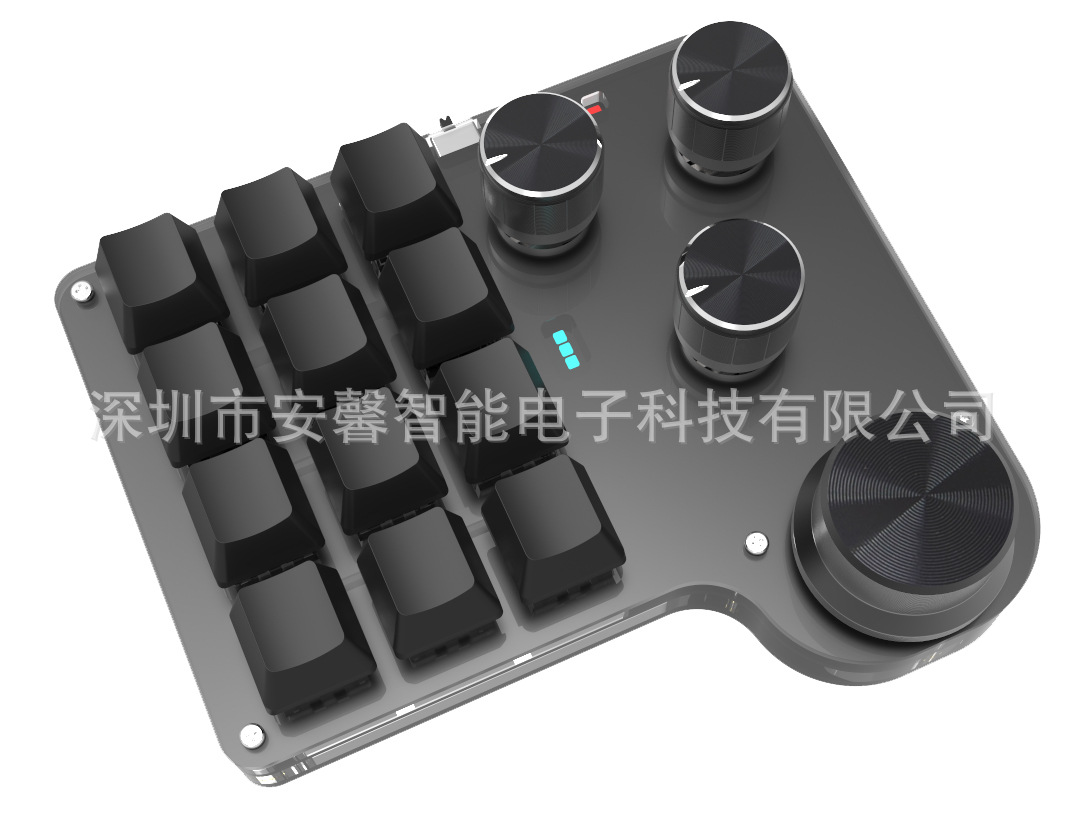 Mini teclado personalizado Bluetooth 2.4G inalámbrico 3 modos atajos de teclas de acceso directo para juegos de deportes electrónicos