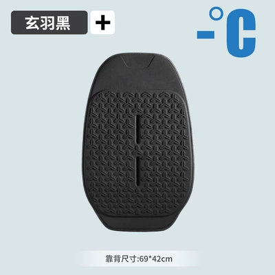 Summer Cooling Cushion, Breathable and Ventilated | Seat cushion, seat cover - 26-aircraft-style-gel-xuanyu-black-backrest