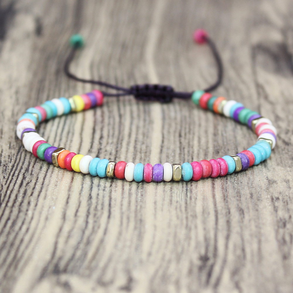 1 Piece Quantity Natural Stone Emperor Stone Casual Irregular Beaded Printing Bracelets
