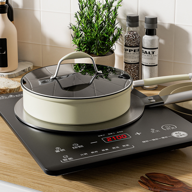 亚马逊不锈钢导热板摩卡壶厨房配件电磁炉适配器导磁传热用感应板