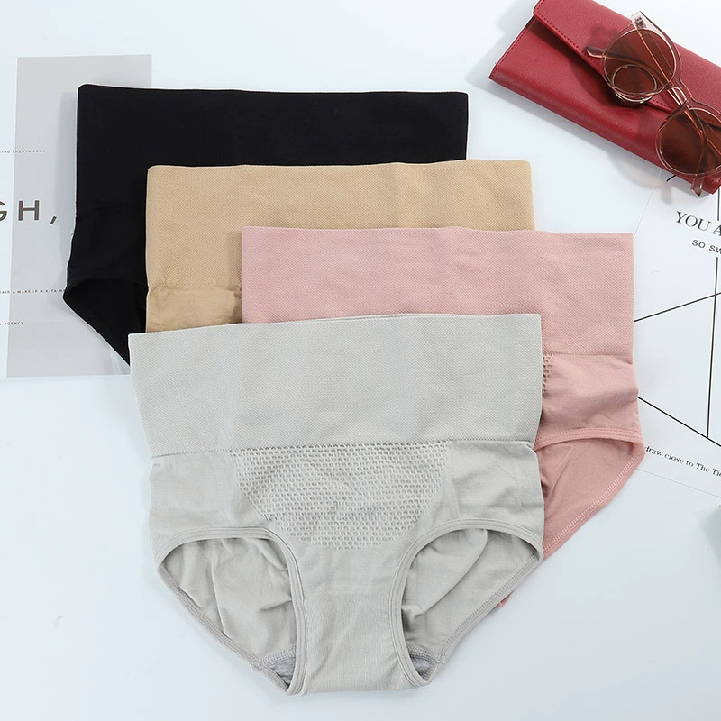 Бесшовные женские трусы со средней и высокой талией, женские 3D сотовые массажные женские трусы, оптовая продажа с фабрики