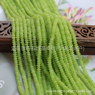 2*4mm Natural Tiger Eye Stone: Zərgərlik ara hissələri - optimize-green-24mm
