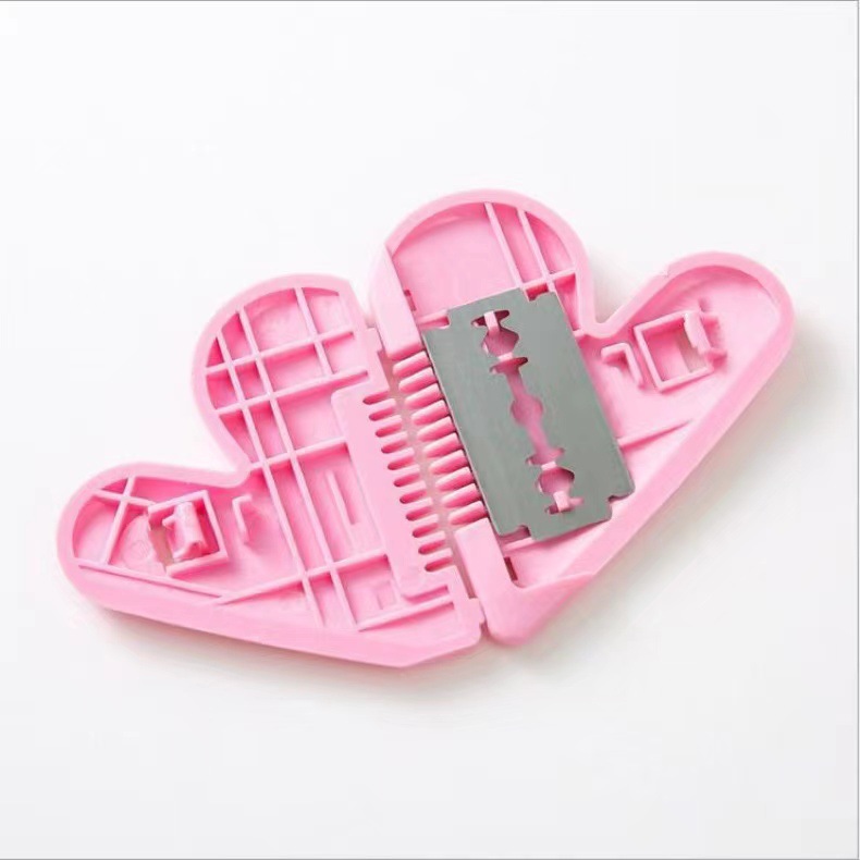 Peach Heart Double Sided Thinning Bangs Trimming Comb display picture 2