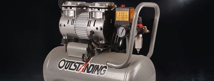 Air Compressor, Small Air Pump, Air Compressor for Woodworking, Paint Spray Pump, Silent Oil-Free Air Compressor