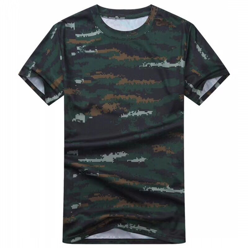 Wholesale student camouflage T-shirt military training clothes children's summer camp τ shirt outdoor expansion short sleeve male and female college and middle school students