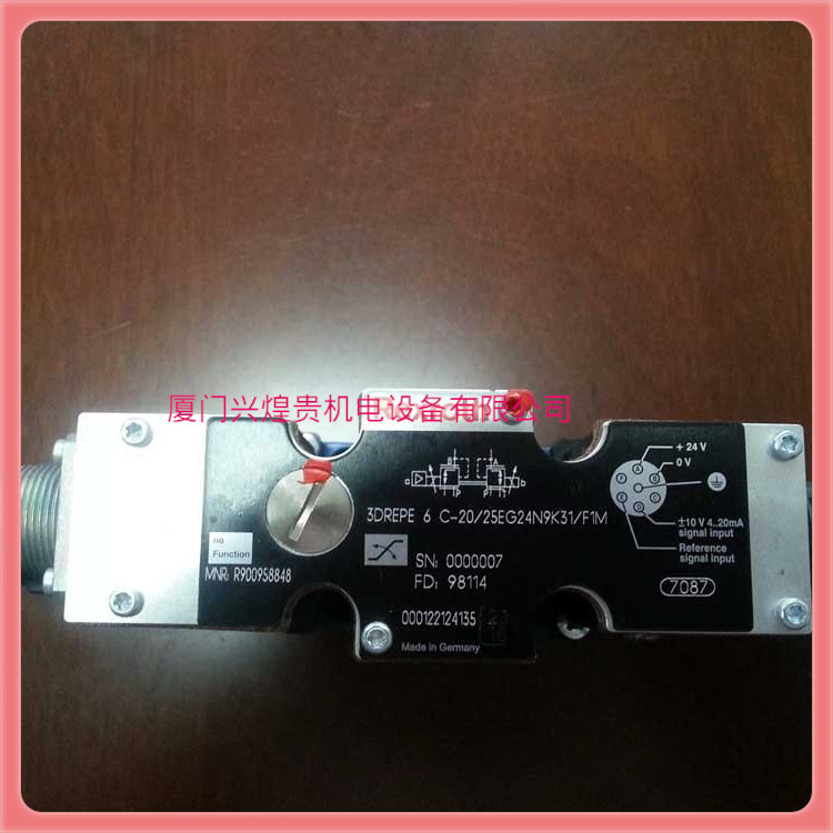 德国力士乐Rexroth比例阀4WREE10E1-75-2X/G24K31/A1V