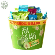 青梅溜溜梅加量全家桶480g天然健康休闲零食酸话梅一大桶