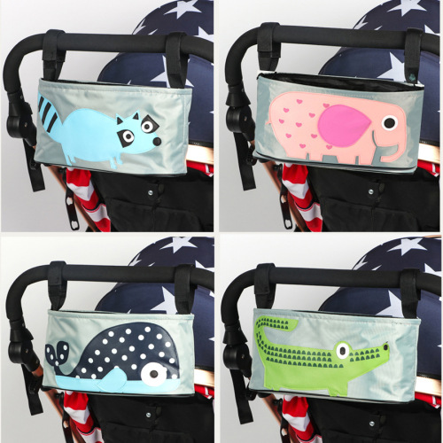 Cartoon Baby Stroller Hanging Bag, Electric Scooter Hanging Bag, Electric Bike Storage Basket, Baby Stroller Storage Bag, Mom's Storage Bag