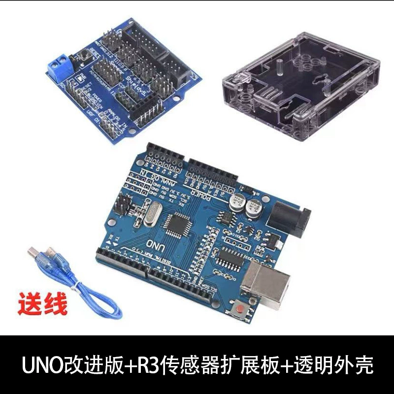 Плата разработки UNOR3 совместимая с набором Arduino микроконтроллер ATmega328P MEGA2560 интеллектуальная плата