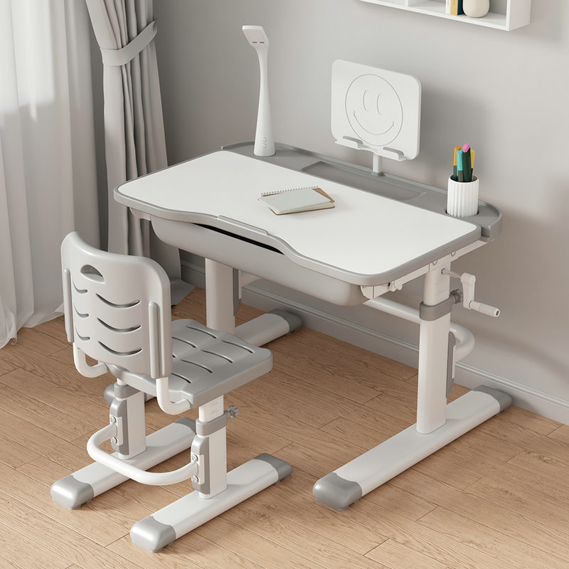 Simple Writing Homework Desk Children's Study Table Primary School Student Household Children's Desk and Chair Liftable Table suit Simple Writing Homework Desk Children's Study Table Primary School Student Household Children's Desk and Chair Liftable Table suit
