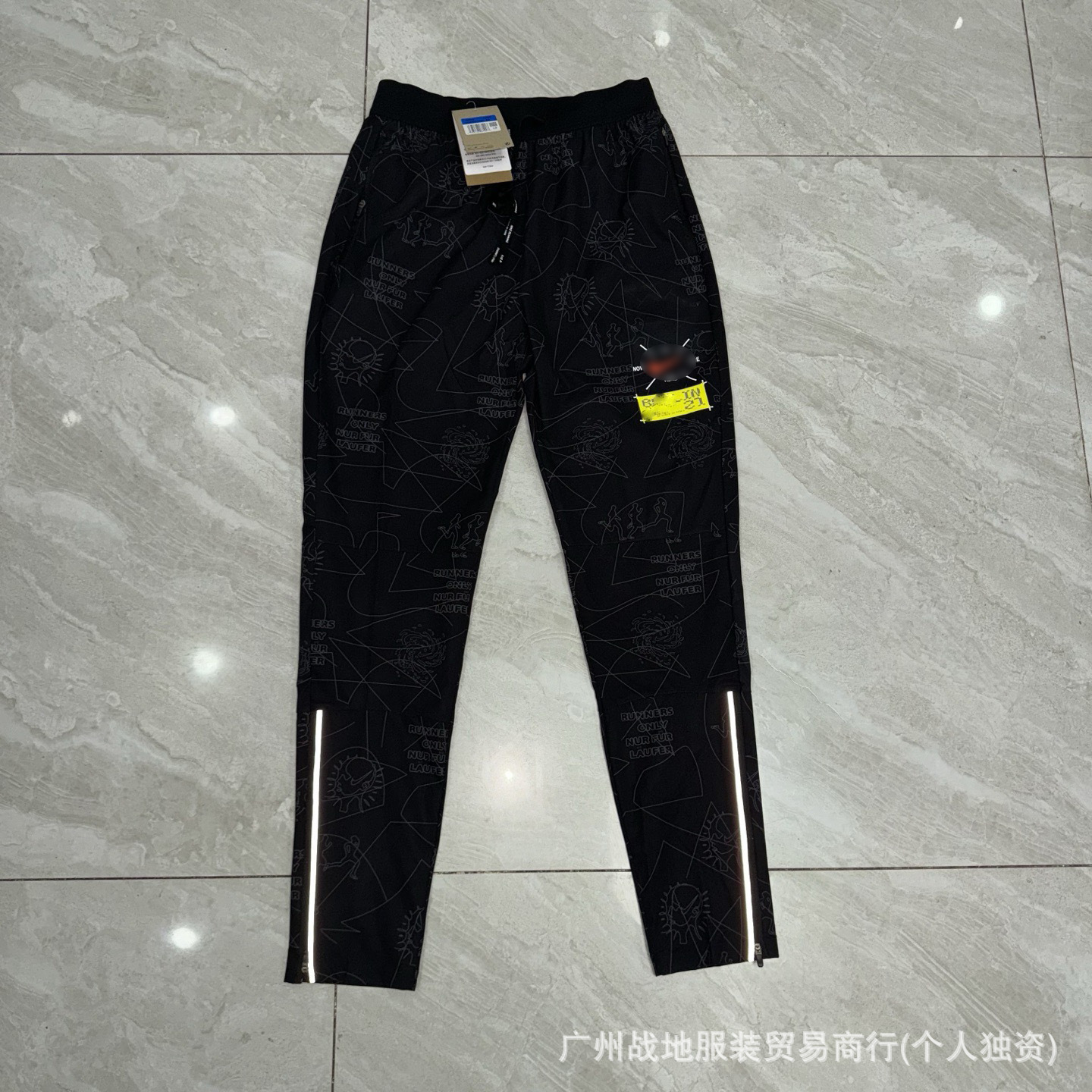 Explosión transfronteriza de un tipo idéntico de tecnología de prevención de tres secado rápido tela casual tela cremallera deportiva de protección solar pantalones de hombre