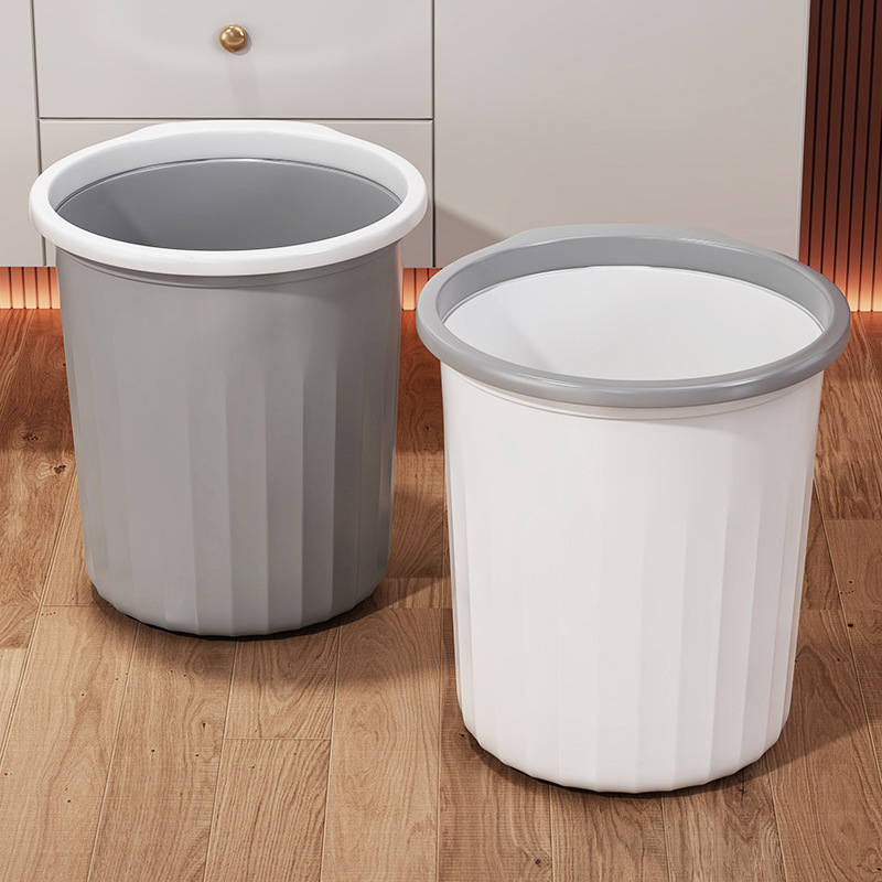 ゴミ箱家庭用大サイズ大容量キッチンリビングルーム寝室トイレシンプルオフィス圧輪紙かご|undefined