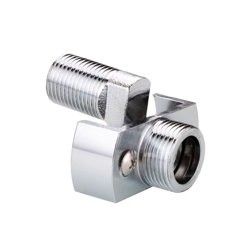 Copper extended curved foot universal curved angle shower faucet corner variable diameter eccentric screw conversion accessories turning foot