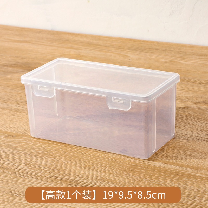 Caja de almacenamiento de lápiz de papelería transparente de gran capacidad caja de almacenamiento de plástico de plomo de color para niños caja de dibujo de lápiz