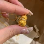 小红复古s925吊坠锁骨链