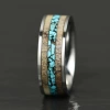 Turquoise ring stainless steel