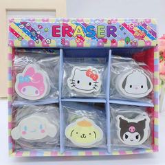 Cute Shape Eraser Sanrio Kurumi Big Ears Dog Eraser Student Stationery Correction Eraser Prize Gift 