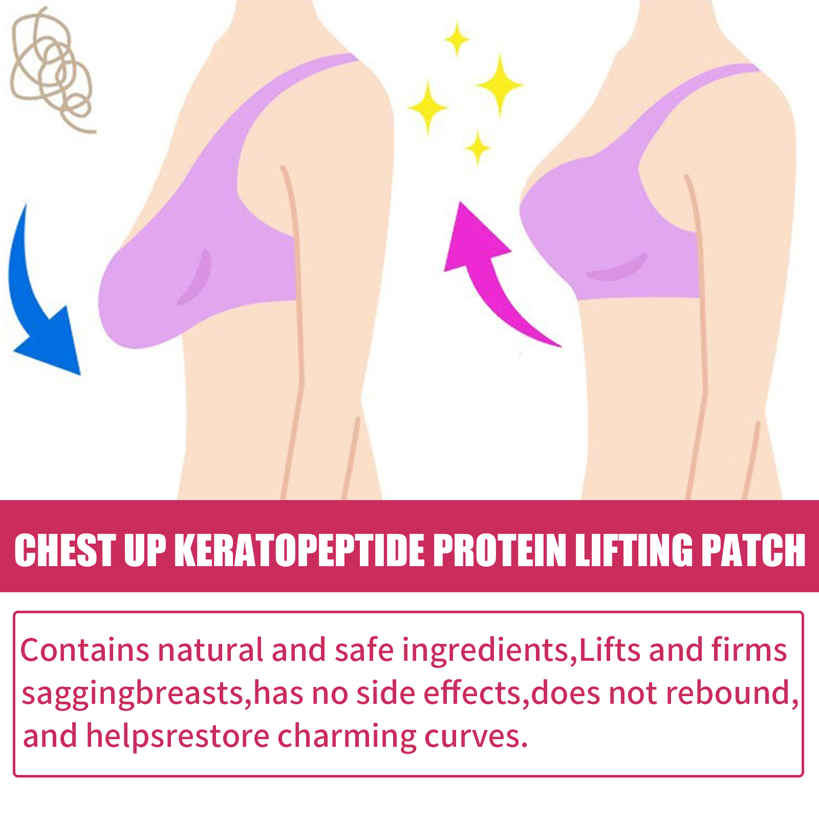 protein lifting OUHOE for tightening, preventing sagging, firming, plump and full massage care of the chest pa_voghion.com