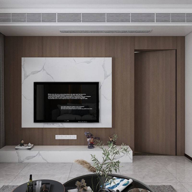Nanjing Frameless Door Bedroom Living Room Wooden Door Background Wall Integrated Invisible Door Concealed Door Top Set Door Solid Wood Color