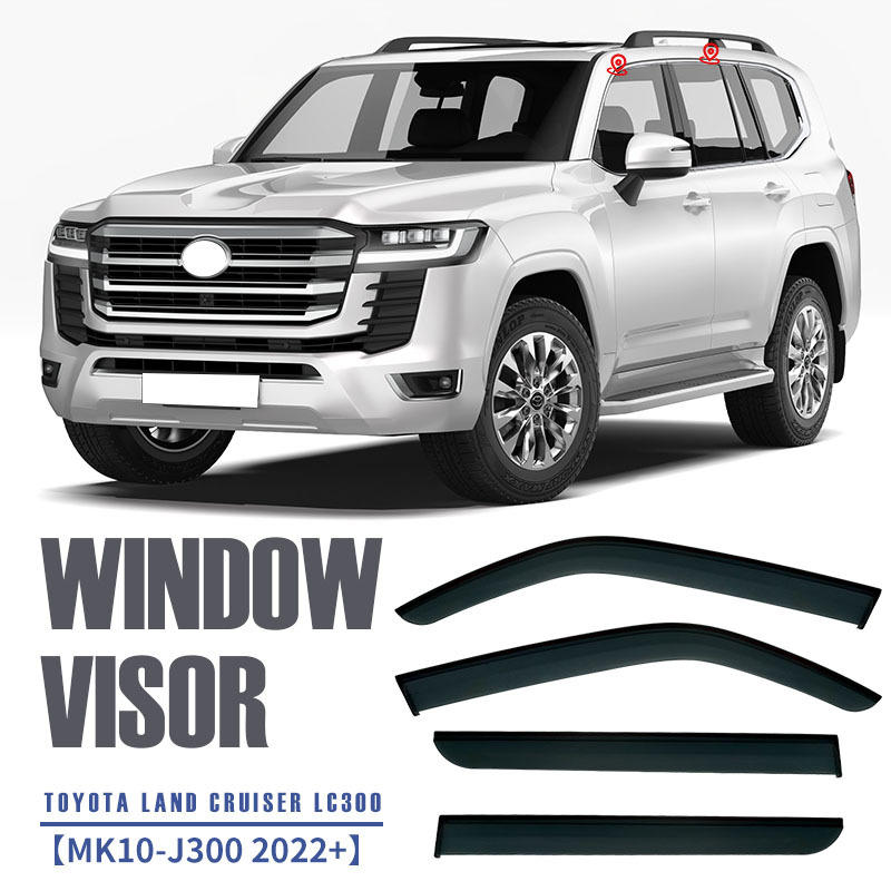 Suitable for LAND CRUISER rain and shine side window deflector LAND CRUISER Window visor