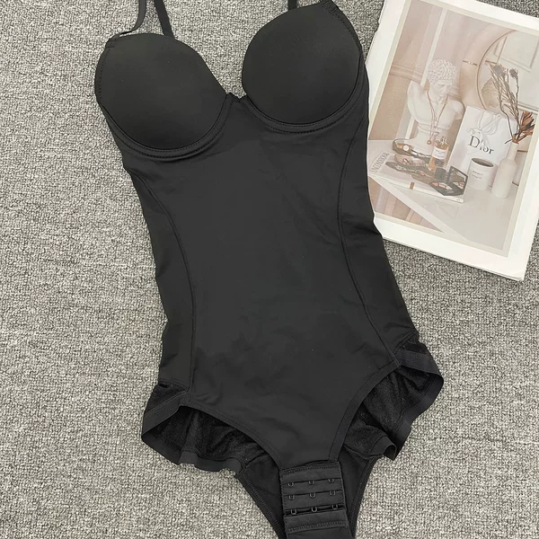 European and American Cross-border Body Shaping Clothes with Bra Enhanced Postpartum Abdominal Breast Bracing Traceless Lace Body Shaping Clothes